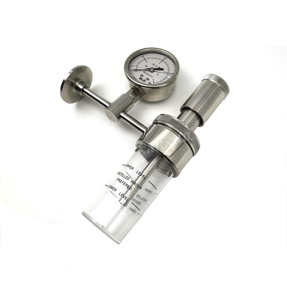 Homebrew 1.5 TC Spunding-Ventil mit Membranmanometer